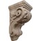 Ekena Millwork 3 1/2"W x 4"D x 7"H Small Traditional Acanthus Corbel, Walnut CORW03X04X07TAWA - alternate 1